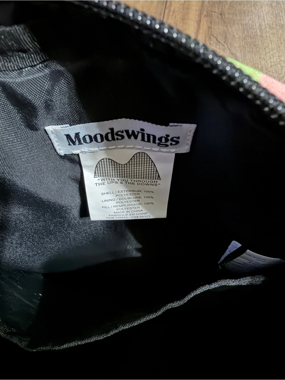 Moodswings TV Test Pattern Colorblock Crossbody Bag